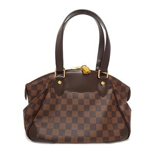 Louis Vuitton Damier Ebene Brown Verona Semi Shoulder Bag